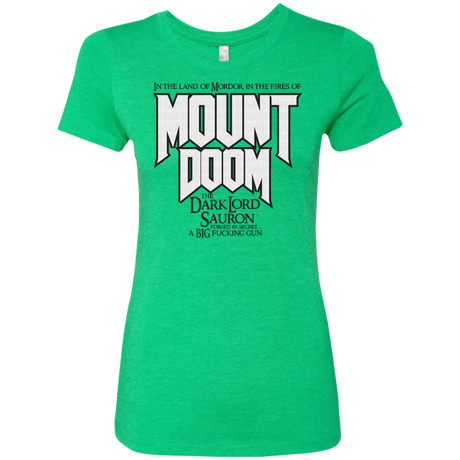 T-Shirts Envy / S Mount DOOM Women's Triblend T-Shirt