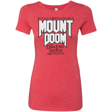 T-Shirts Vintage Red / S Mount DOOM Women's Triblend T-Shirt