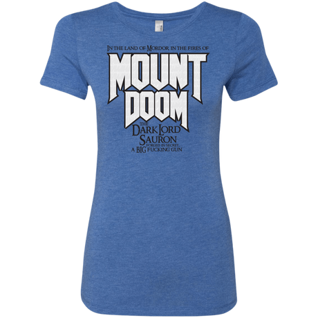T-Shirts Vintage Royal / S Mount DOOM Women's Triblend T-Shirt