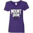 T-Shirts Purple / S Mount DOOM Women's V-Neck T-Shirt