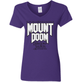 T-Shirts Purple / S Mount DOOM Women's V-Neck T-Shirt