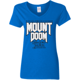 T-Shirts Royal / S Mount DOOM Women's V-Neck T-Shirt