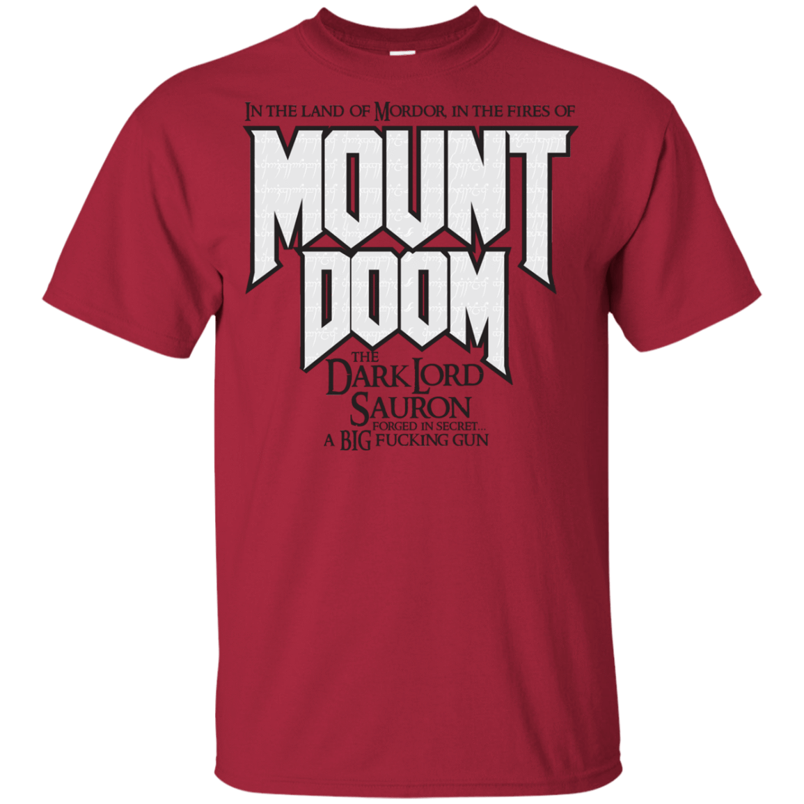 T-Shirts Cardinal / YXS Mount DOOM Youth T-Shirt