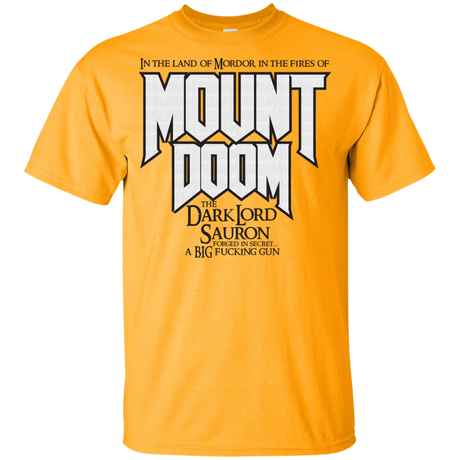 T-Shirts Gold / YXS Mount DOOM Youth T-Shirt