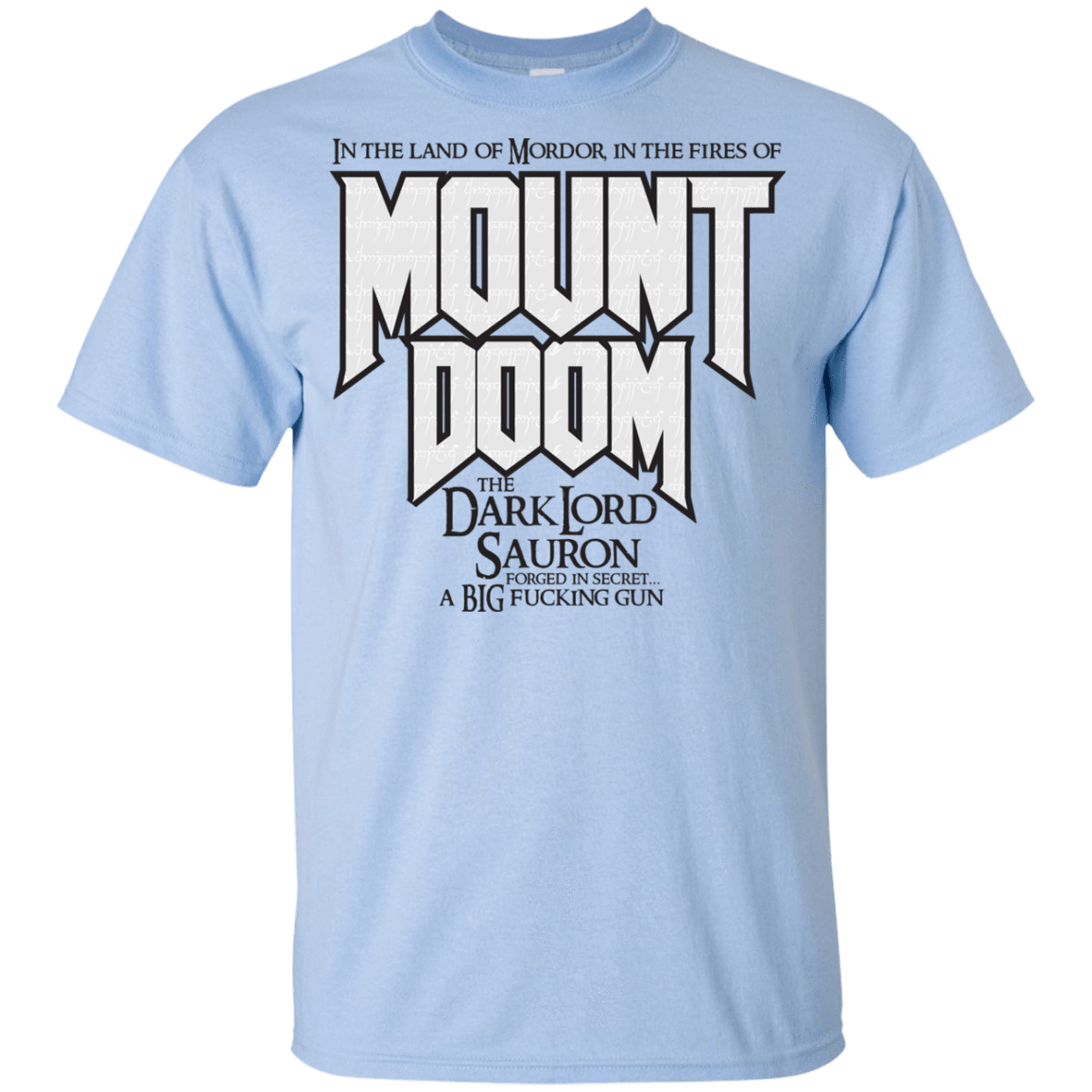 T-Shirts Light Blue / YXS Mount DOOM Youth T-Shirt