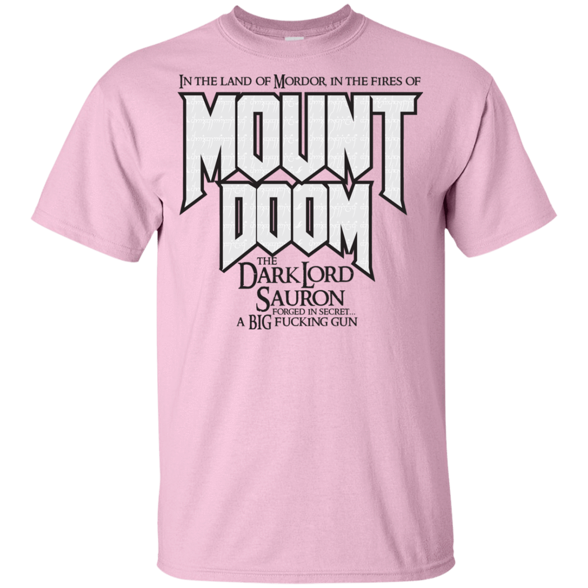 T-Shirts Light Pink / YXS Mount DOOM Youth T-Shirt