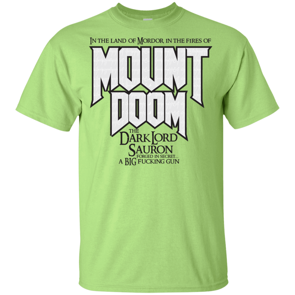 T-Shirts Mint Green / YXS Mount DOOM Youth T-Shirt