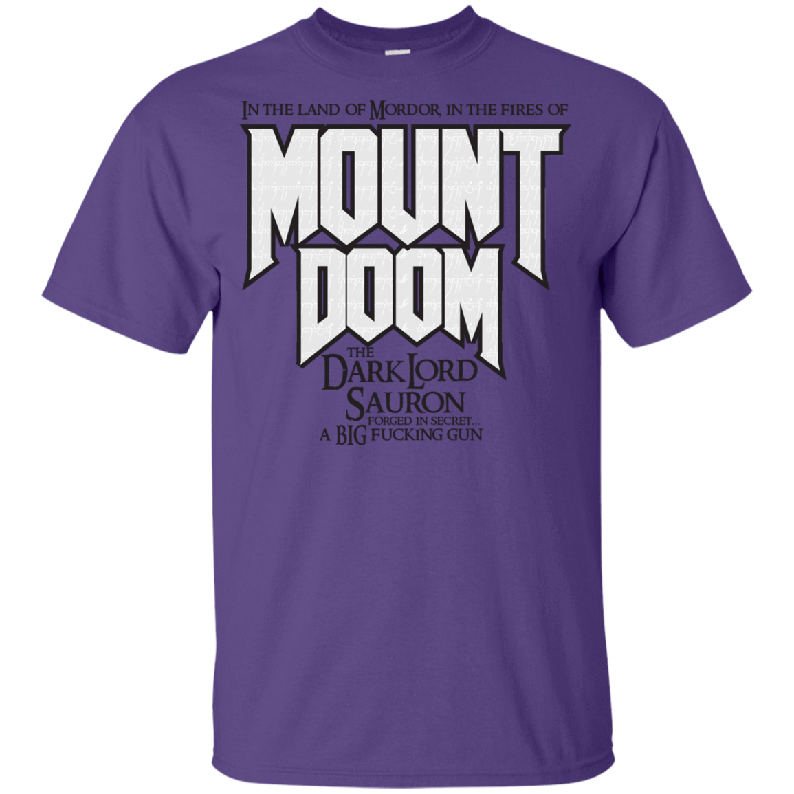 T-Shirts Purple / YXS Mount DOOM Youth T-Shirt