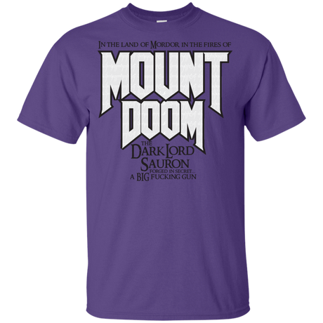 T-Shirts Purple / YXS Mount DOOM Youth T-Shirt