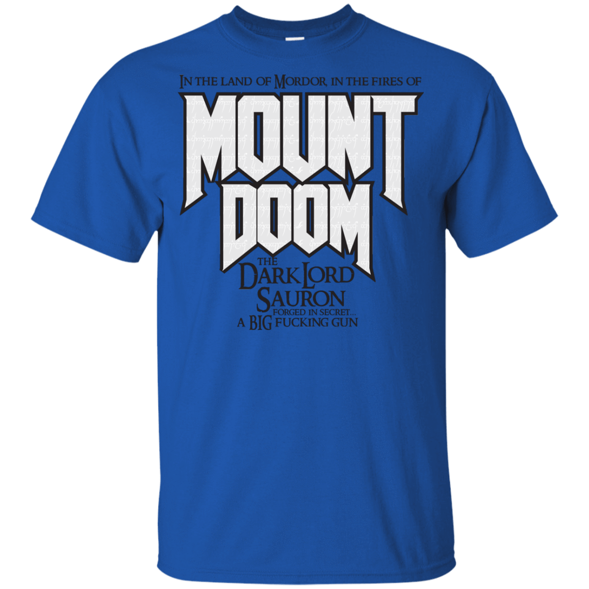 T-Shirts Royal / YXS Mount DOOM Youth T-Shirt