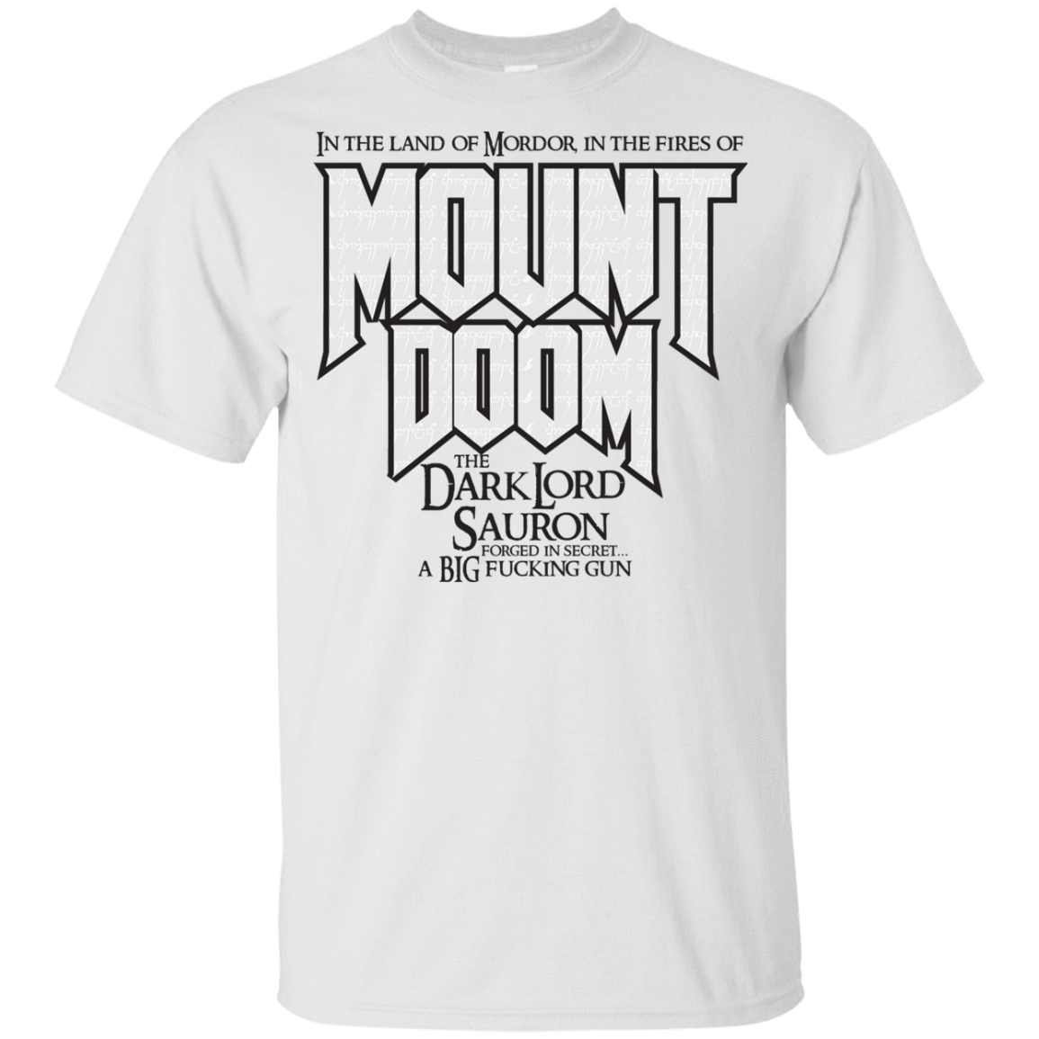 T-Shirts White / YXS Mount DOOM Youth T-Shirt