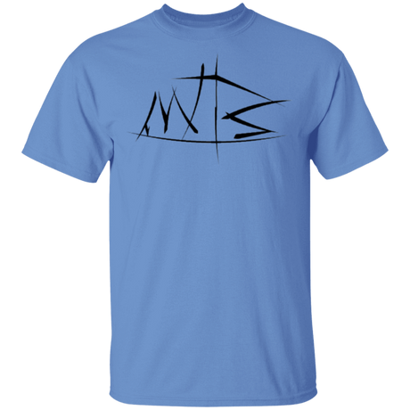 T-Shirts Carolina Blue / S Mountain Bike Brush Stokes T-Shirt