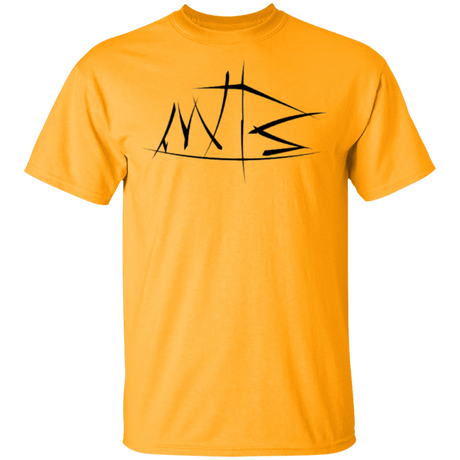 T-Shirts Gold / S Mountain Bike Brush Stokes T-Shirt