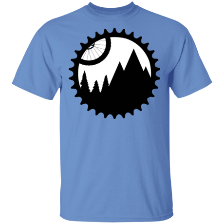 T-Shirts Carolina Blue / S Mountain Bike Sprocket T-Shirt