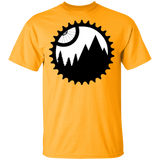 T-Shirts Gold / S Mountain Bike Sprocket T-Shirt