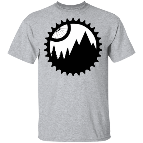 T-Shirts Sport Grey / S Mountain Bike Sprocket T-Shirt