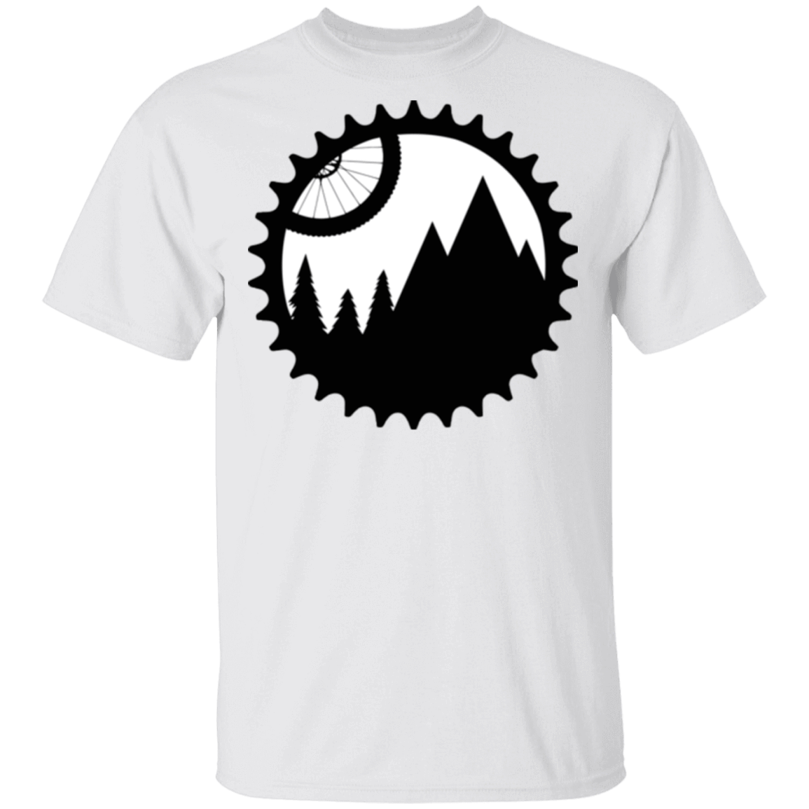 T-Shirts White / S Mountain Bike Sprocket T-Shirt