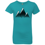 T-Shirts Tahiti Blue / YXS Mountain Blades Girls Premium T-Shirt