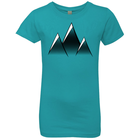 T-Shirts Tahiti Blue / YXS Mountain Blades Girls Premium T-Shirt