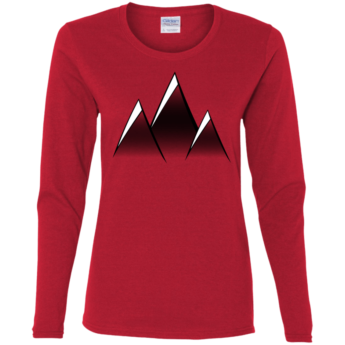 T-Shirts Red / S Mountain Blades Women's Long Sleeve T-Shirt