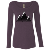 T-Shirts Vintage Purple / S Mountain Blades Women's Triblend Long Sleeve Shirt