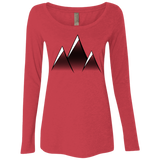 T-Shirts Vintage Red / S Mountain Blades Women's Triblend Long Sleeve Shirt