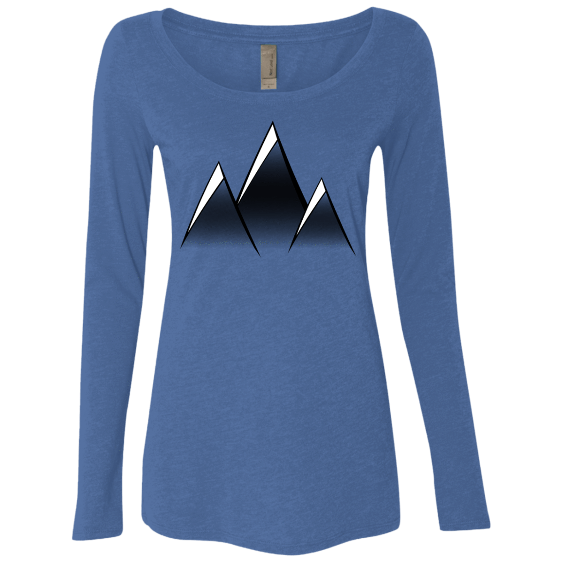T-Shirts Vintage Royal / S Mountain Blades Women's Triblend Long Sleeve Shirt