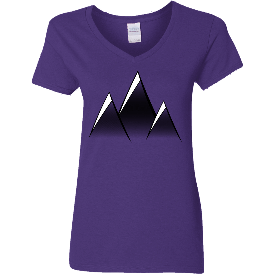 T-Shirts Purple / S Mountain Blades Women's V-Neck T-Shirt