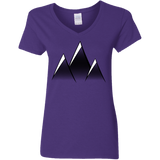 T-Shirts Purple / S Mountain Blades Women's V-Neck T-Shirt