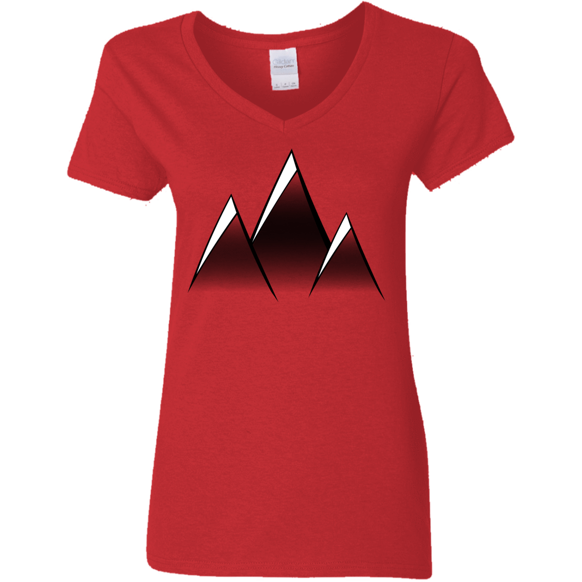 T-Shirts Red / S Mountain Blades Women's V-Neck T-Shirt