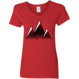 T-Shirts Red / S Mountain Blades Women's V-Neck T-Shirt