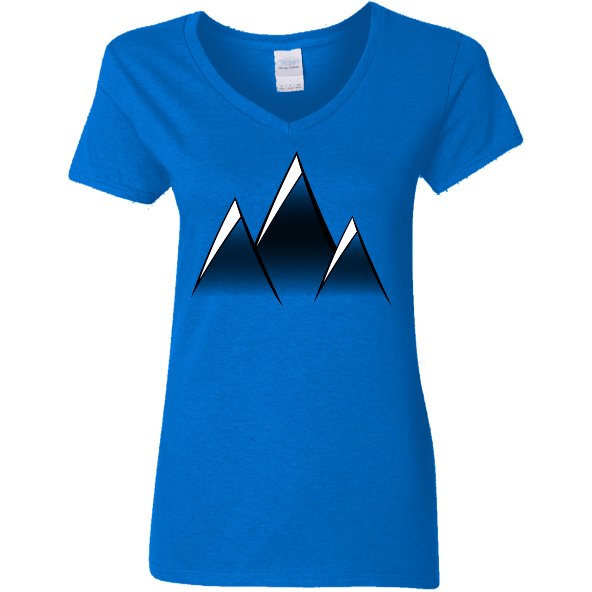 T-Shirts Royal / S Mountain Blades Women's V-Neck T-Shirt