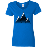 T-Shirts Royal / S Mountain Blades Women's V-Neck T-Shirt