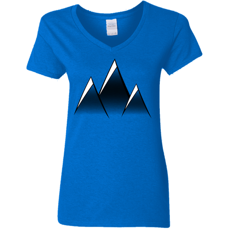 T-Shirts Royal / S Mountain Blades Women's V-Neck T-Shirt