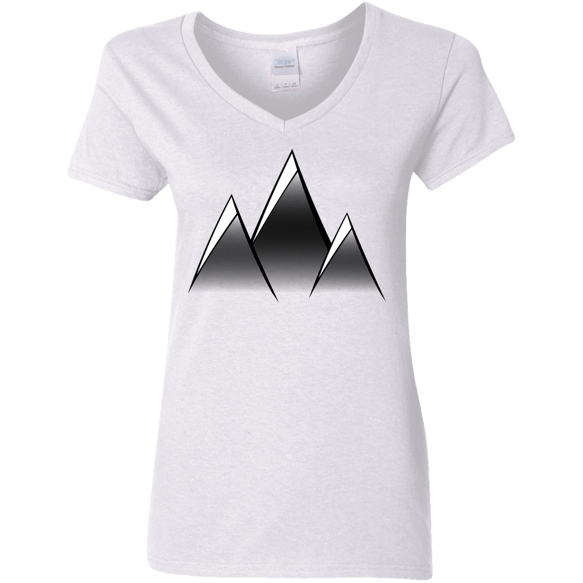 T-Shirts White / S Mountain Blades Women's V-Neck T-Shirt