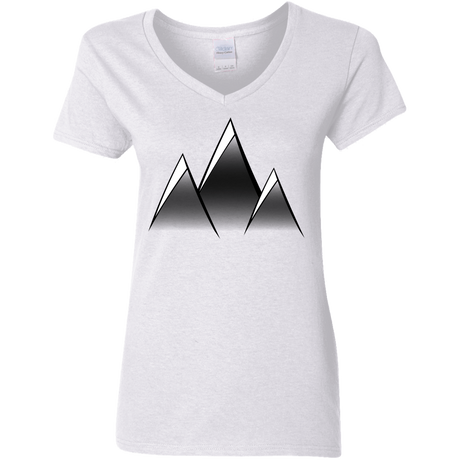 T-Shirts White / S Mountain Blades Women's V-Neck T-Shirt