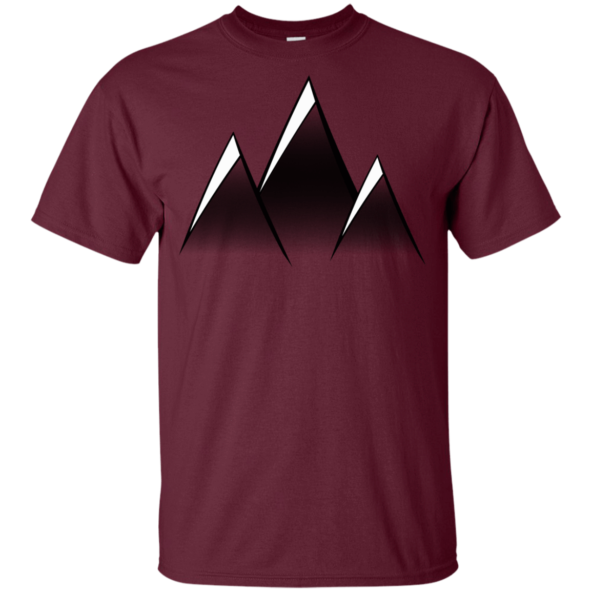 T-Shirts Maroon / YXS Mountain Blades Youth T-Shirt