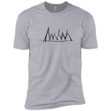 Mountain Brush Strokes Boys Premium T-Shirt