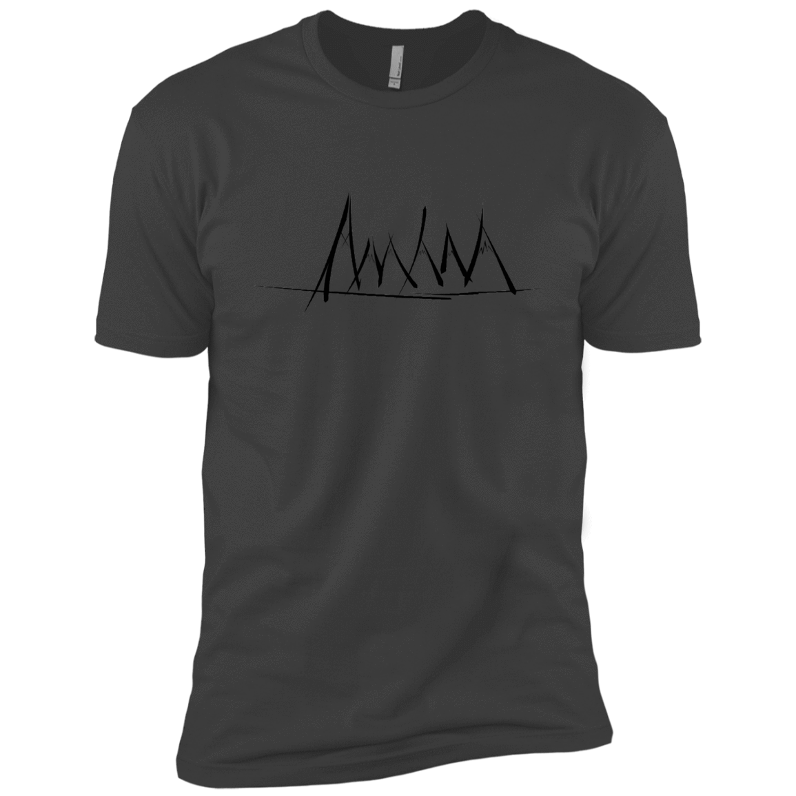 Mountain Brush Strokes Boys Premium T-Shirt