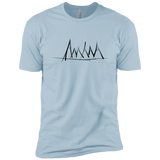 Mountain Brush Strokes Boys Premium T-Shirt