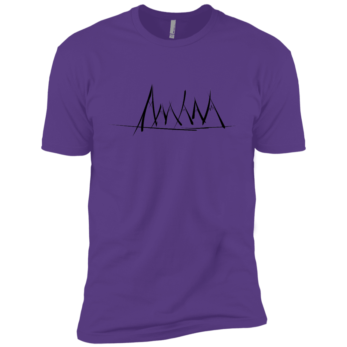 Mountain Brush Strokes Boys Premium T-Shirt