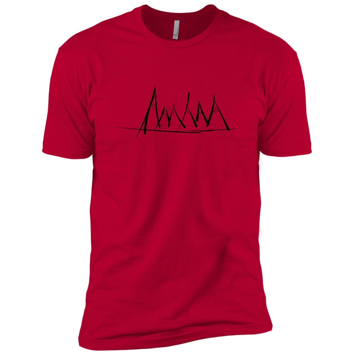 Mountain Brush Strokes Boys Premium T-Shirt