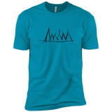 Mountain Brush Strokes Boys Premium T-Shirt