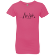 T-Shirts Hot Pink / YXS Mountain Brush Strokes Girls Premium T-Shirt