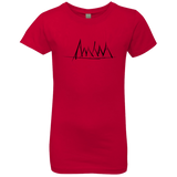 T-Shirts Red / YXS Mountain Brush Strokes Girls Premium T-Shirt