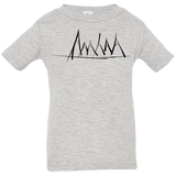 T-Shirts Heather Grey / 6 Months Mountain Brush Strokes Infant Premium T-Shirt