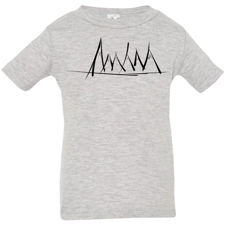 T-Shirts Heather Grey / 6 Months Mountain Brush Strokes Infant Premium T-Shirt
