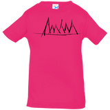 T-Shirts Hot Pink / 6 Months Mountain Brush Strokes Infant Premium T-Shirt