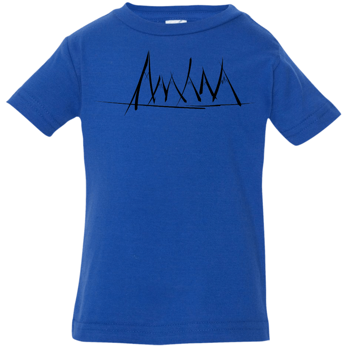 T-Shirts Royal / 6 Months Mountain Brush Strokes Infant Premium T-Shirt