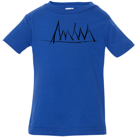 T-Shirts Royal / 6 Months Mountain Brush Strokes Infant Premium T-Shirt
